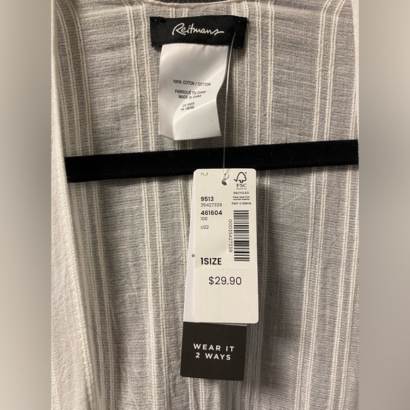 Reitmans Other - NWT Cotton Kimono Coverup One Size